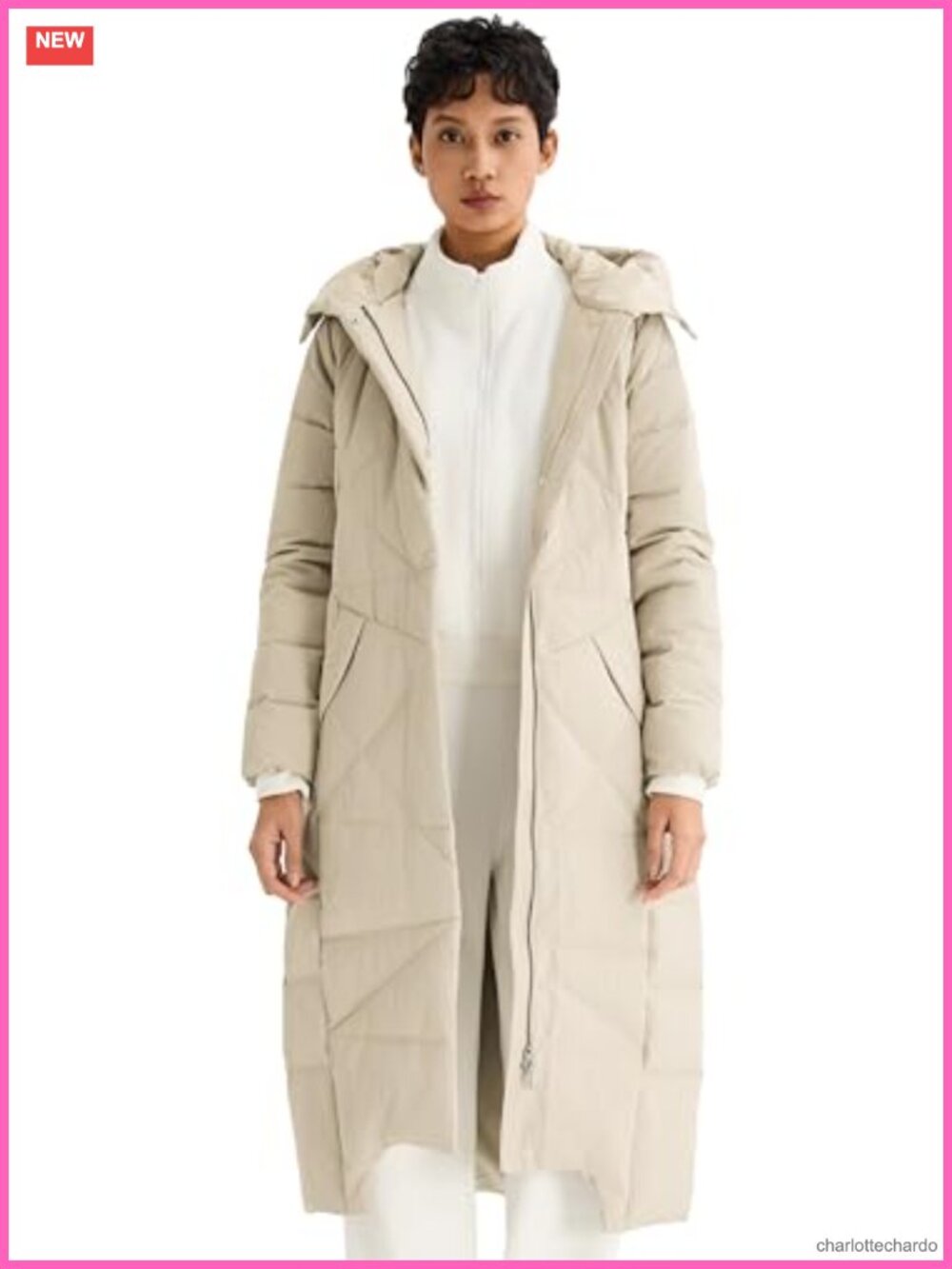 Orolay Women's Long Maxi Down Puffer Coat with Hood Winter Warm